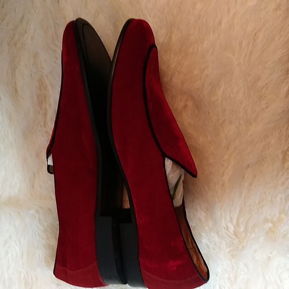 CARRUCCI MEN VELVET LOAFERS 14 - Picture 4 of 13
